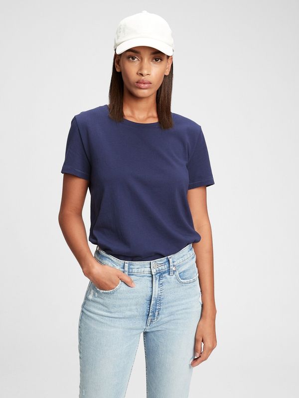 GAP GAP Blue Women's T-Shirt Organic Vintage
