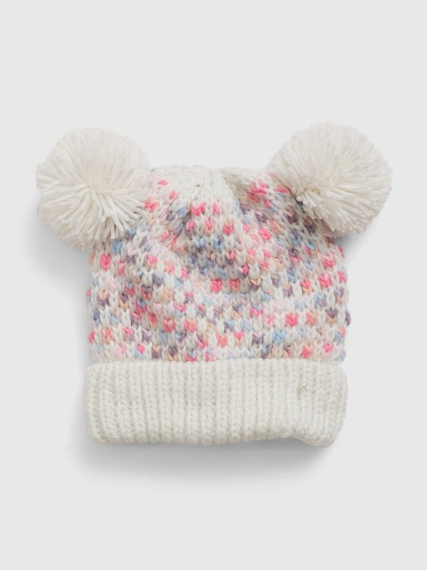 GAP GAP Children's beanie with pom-poms - Girls