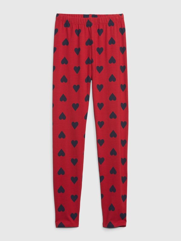 GAP GAP Children's leggings with heart print - Girls