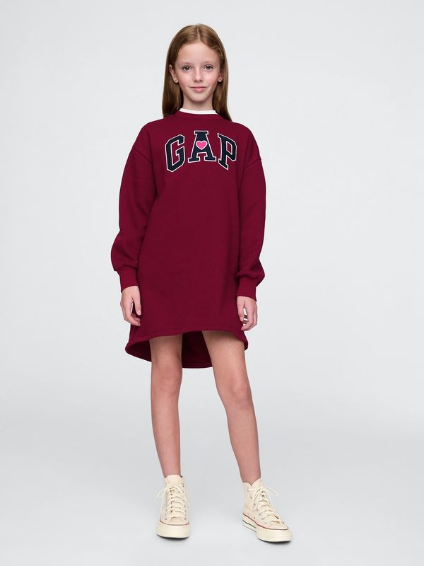 GAP GAP Children's sweatshirt dress with logo - Girls