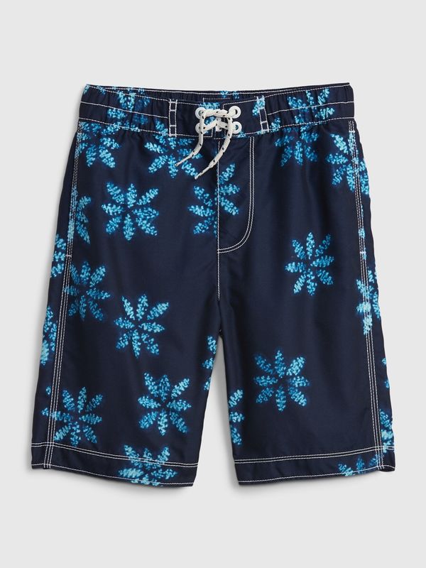 GAP GAP Children's Swimwear Recycled Print Board Shorts - Boys