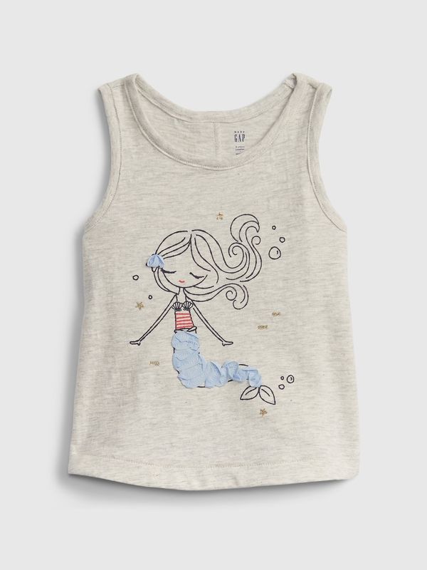 GAP GAP Children's Tank Top Bea Split BK Gr Tank - Girls