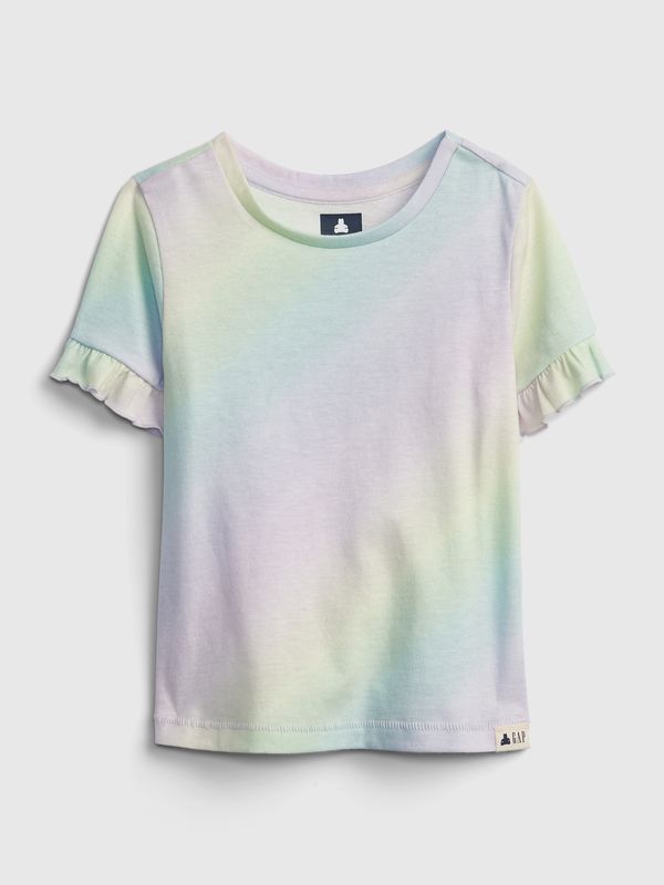 GAP GAP Children's Top Pocket Wash Effect T-Shirt - Girls