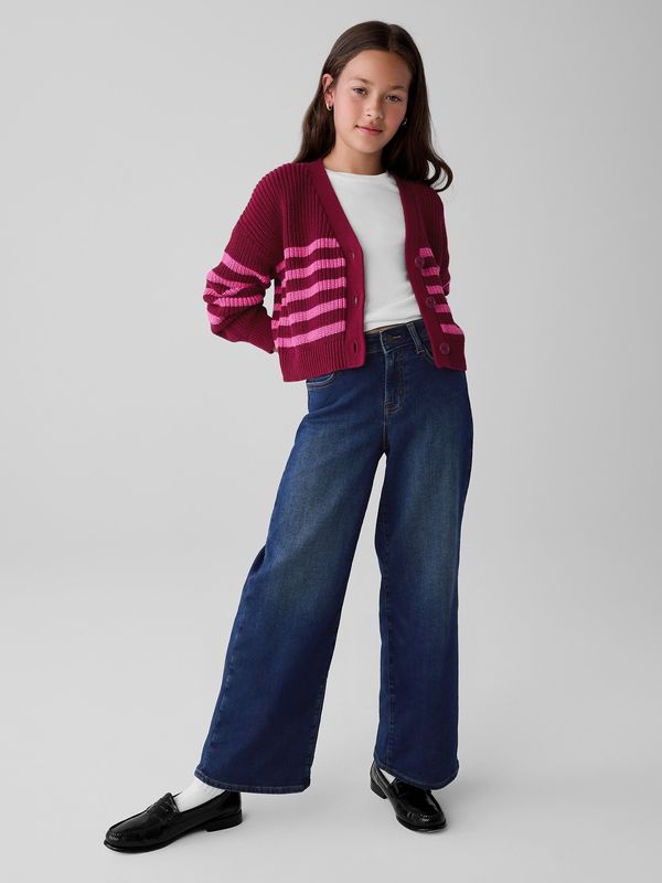 GAP GAP Children's wide jeans wide High Rise - Girls