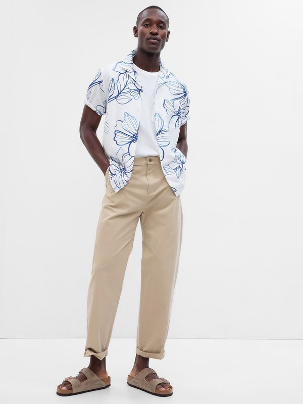 GAP GAP Crepe patterned shirt - Men