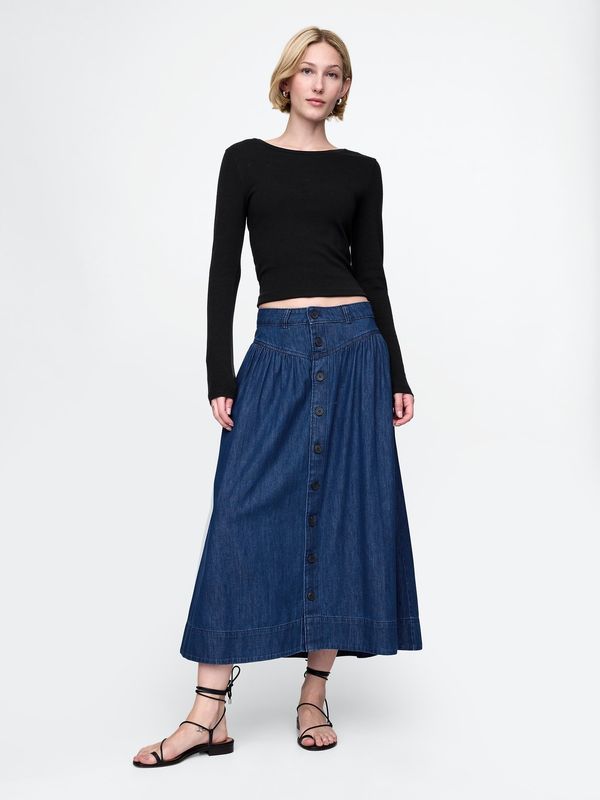 GAP GAP Denim Midi Skirt Western - Women's