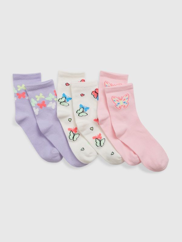 GAP GAP Kids' High Socks, 3pcs - Girls