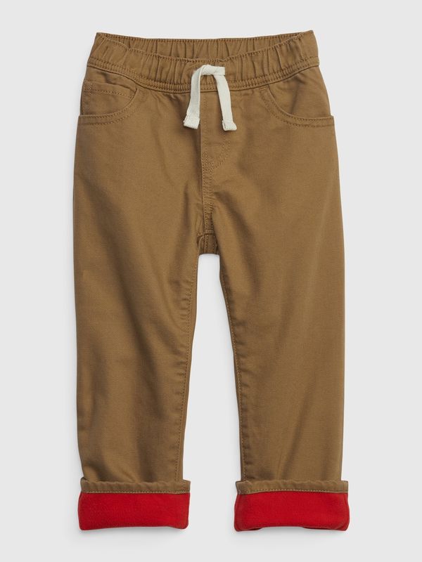 GAP GAP Kids Jeans fleece-lined pull-on slim Washwell - Boys