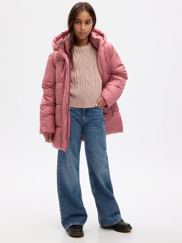 GAP GAP Kids Quilted Jacket Hooded - Girls