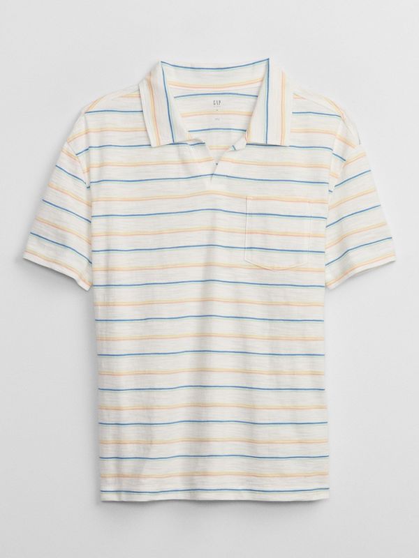 GAP GAP Kids Striped Polo T-shirt - Boys