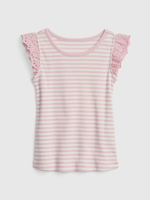 GAP GAP Kids Striped T-shirt with Frill - Girls