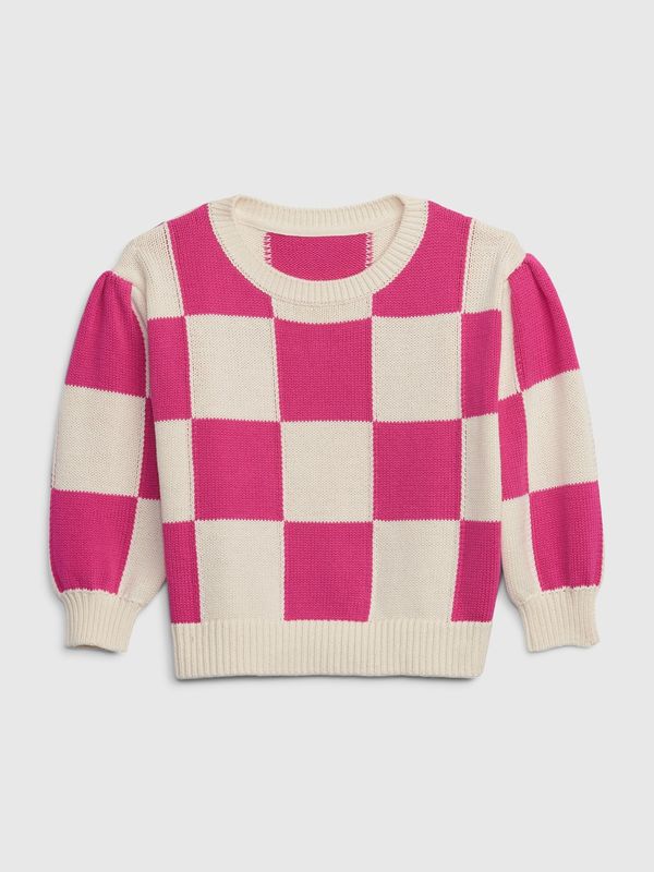 GAP GAP Kids sweater with checkerboard - Girls