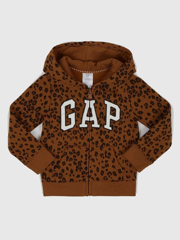 GAP GAP Kids Sweatshirt with Leopard Logo - Girls