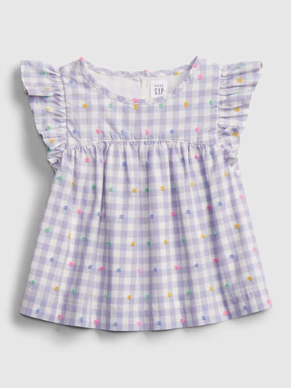 GAP GAP Kids Top Est Gingham Fl - Girls