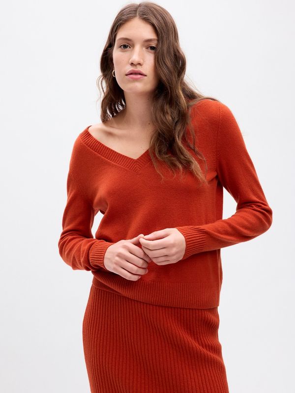 GAP GAP Knitted sweater with V-neck - Women