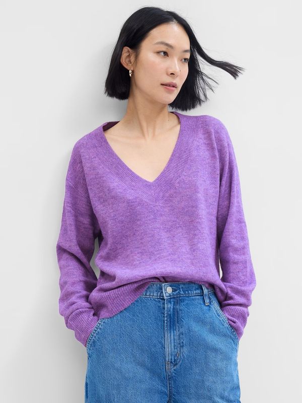 GAP GAP Knitted sweater with V-neck - Women