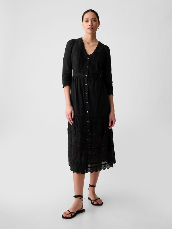 GAP GAP Lace Midi Dress - Women's