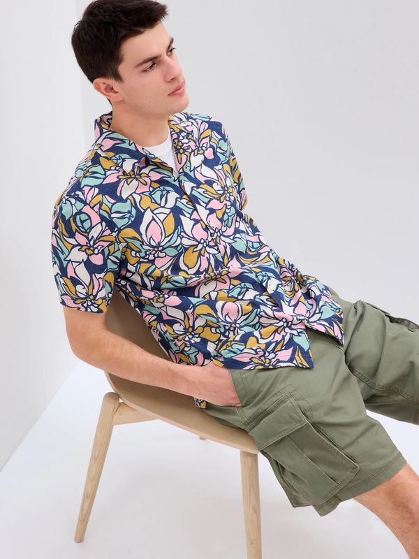 GAP GAP Linen patterned shirt - Men