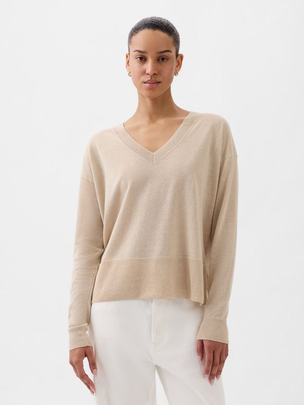 GAP GAP Linen Sweater with Slits - Women