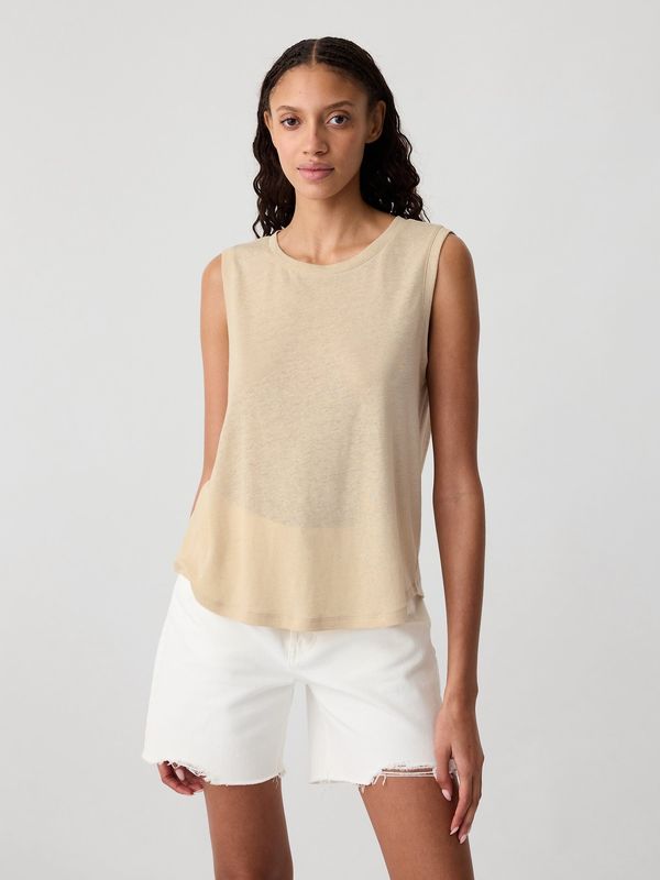 GAP GAP Linen Top Sleeveless - Women