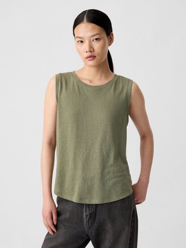 GAP GAP Linen Top Sleeveless - Women