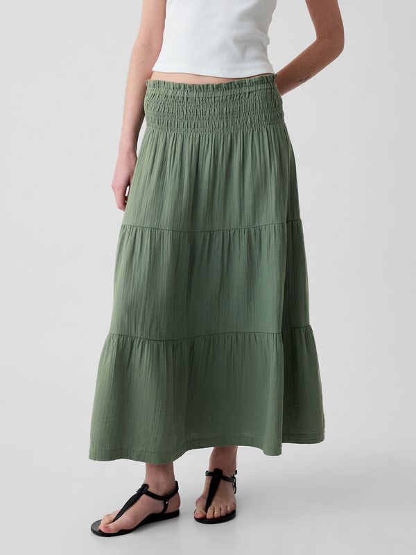 GAP GAP Muslin Maxi Skirt - Women