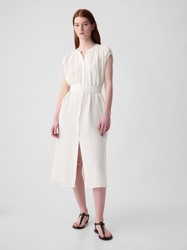 GAP GAP Muslin Midi Dress - Women's