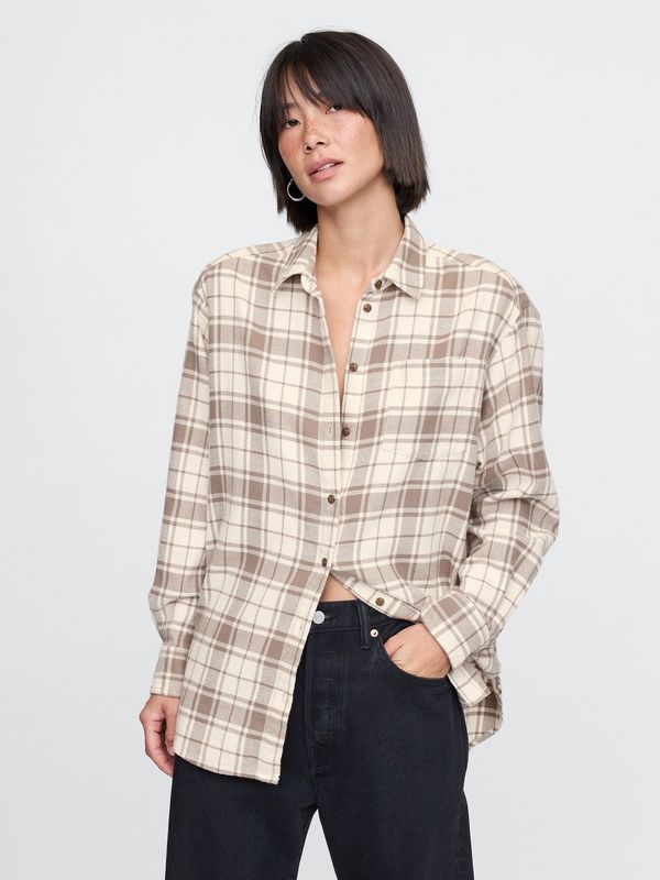 GAP GAP Oversize flannel shirt Big Shirt - Women's