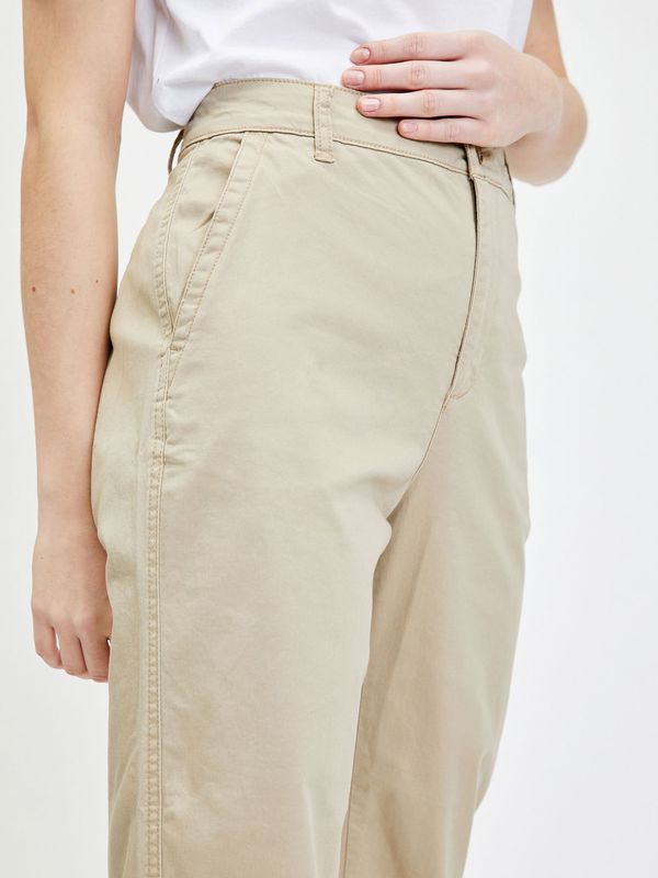 GAP GAP Pants girlfriend khaki high rise - Women