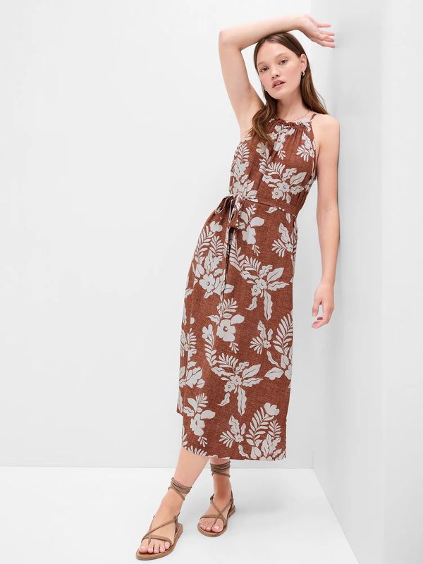 GAP GAP Patterned Midi Dress - Women