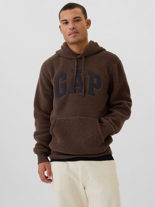 GAP GAP Sherpa sweatshirt with logo - Men's