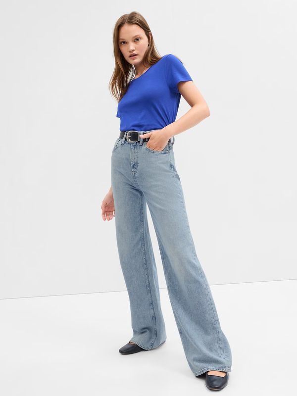 GAP GAP Wide-Leg High Rise Jeans - Women's
