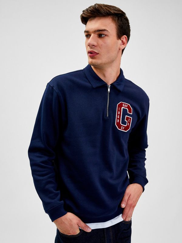 GAP GAP Zip-Up Collar Sweatshirt - Men's