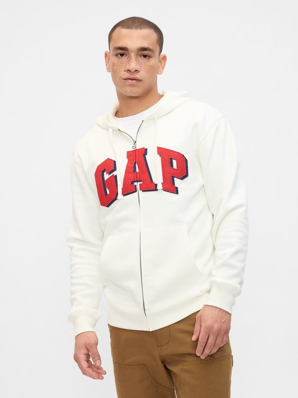 GAP GAP Zip-up hoodie with logo - Men's