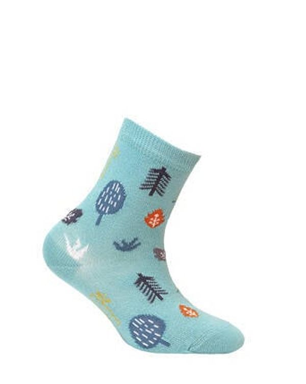 Gatta Gatta G44.01N Cottoline girls' socks patterned 33-38 turquoise 290