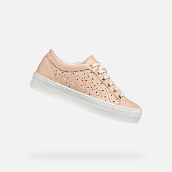 GEOX GEOX Beige women's sneakers Claudin - Women's