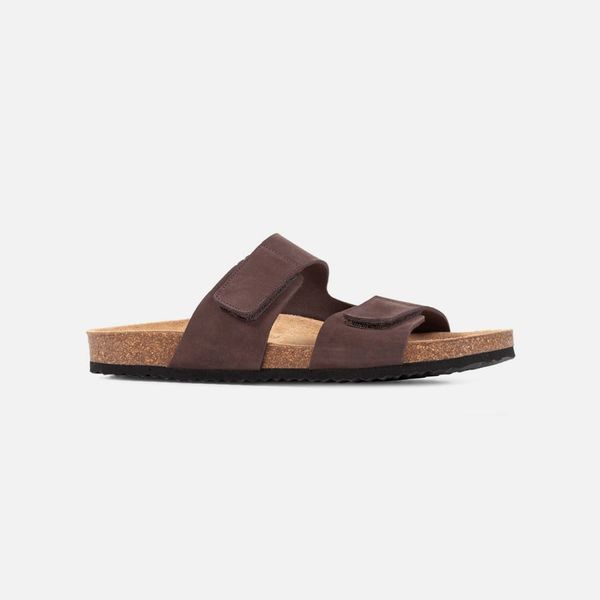 GEOX GEOX Dark brown men's sandals Sandal ghita - Men's