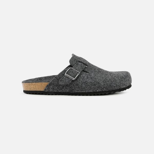 GEOX GEOX Grey men's slippers Ghita - Men's