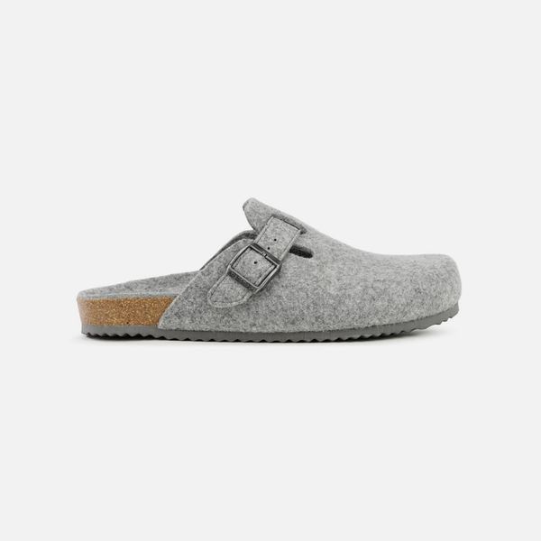 GEOX GEOX Grey men's slippers Ghita - Men's