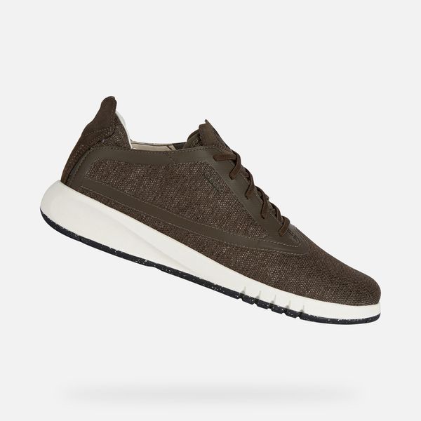 GEOX GEOX Khaki men's sneakers Aerantis - Men's