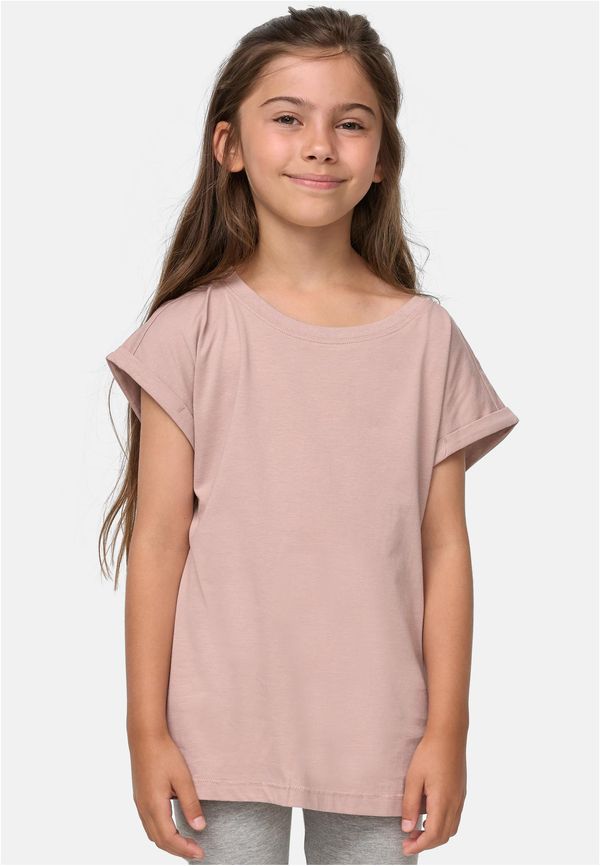 Urban Classics Kids Girls' organic t-shirt with extended shoulder dukrose
