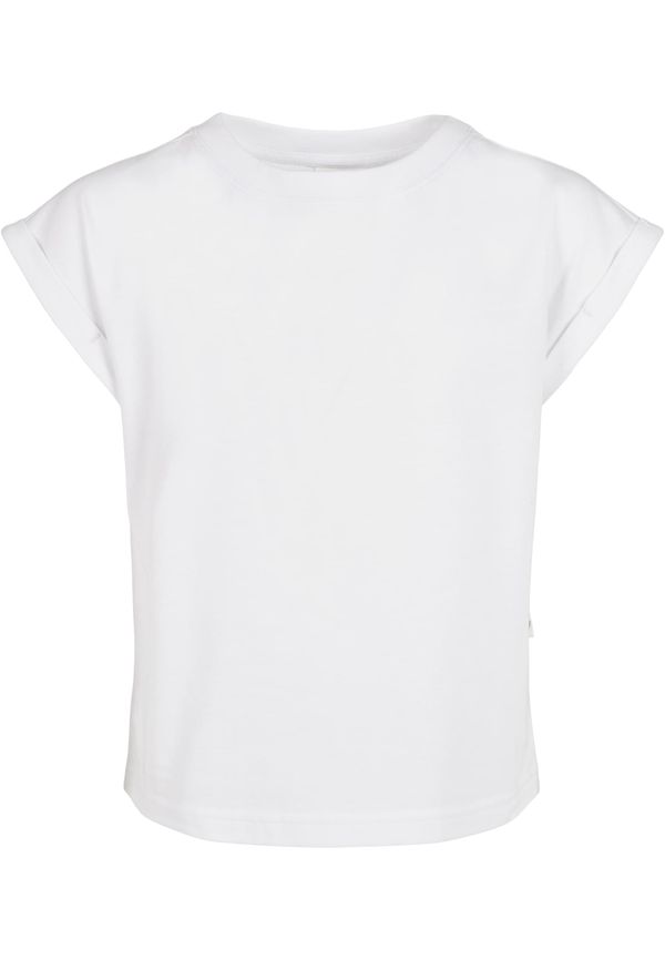 Urban Classics Kids Girls' organic t-shirt with extended shoulder white