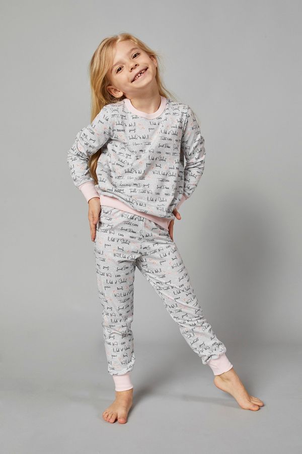 Italian Fashion Girls' pyjamas Olga, long sleeves, long pants - print