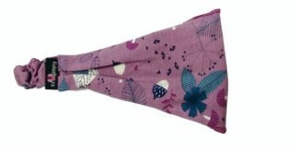Kukadloo Girl's scarf - lilac petals - 11cm