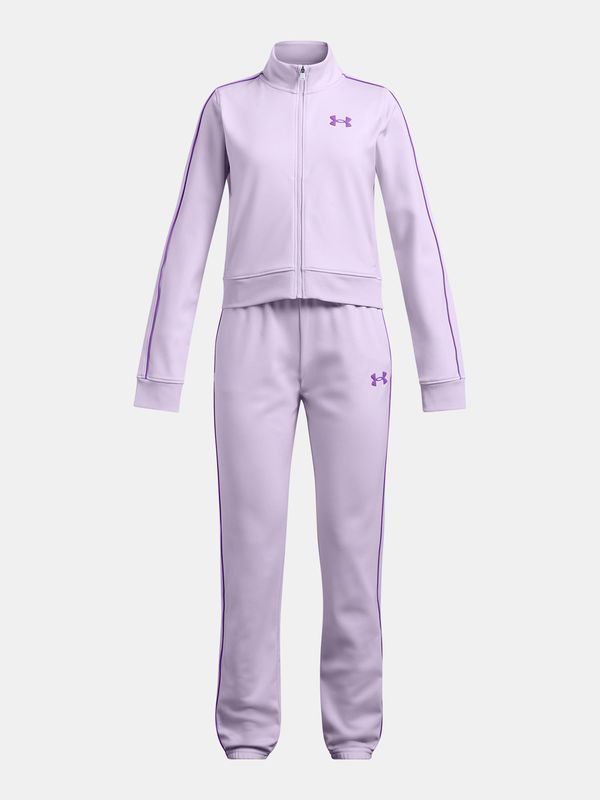Under Armour Girls' set Under Armour UA Icon Knit Crop Tracksuit-PPL - Girls
