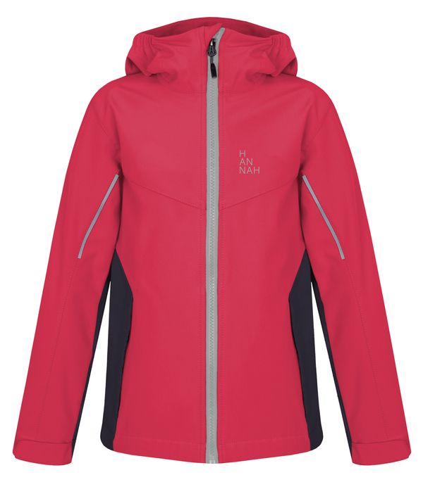 HANNAH Girl's softshell jacket Hannah CAPRA JR geranium/night sky