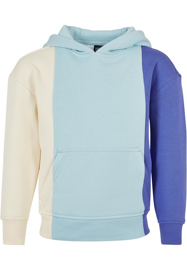 Urban Classics Girls' Tripple Hoody whitesand/oceanblue/purpleday