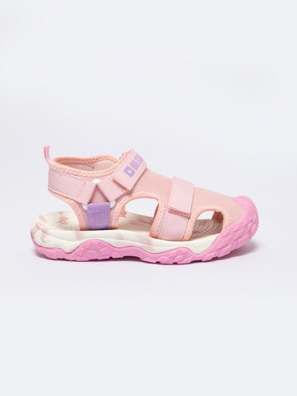 BIG STAR SHOES Girls' Velcro Sandals Big Star Pink