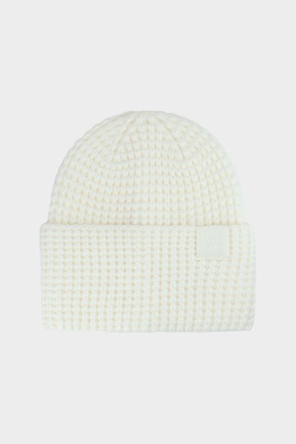 4F Girls Winter Hat 4F Cream 4FJWAW24