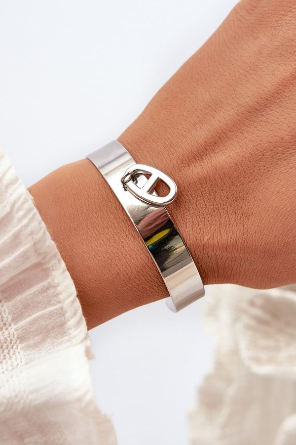 Glam Chic Glam Chic Women's Bracelet with Decoration Stainless Steel Silver